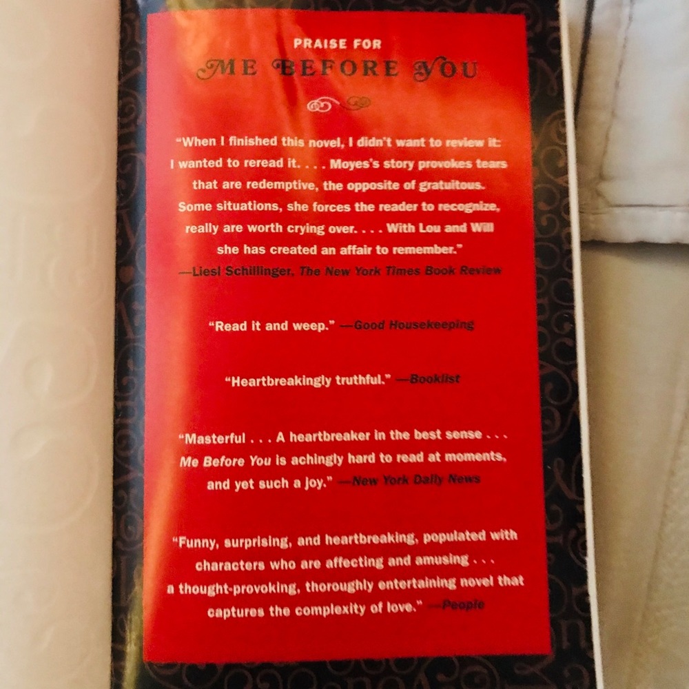 “Me Before You” Book - Picture 2 of 4